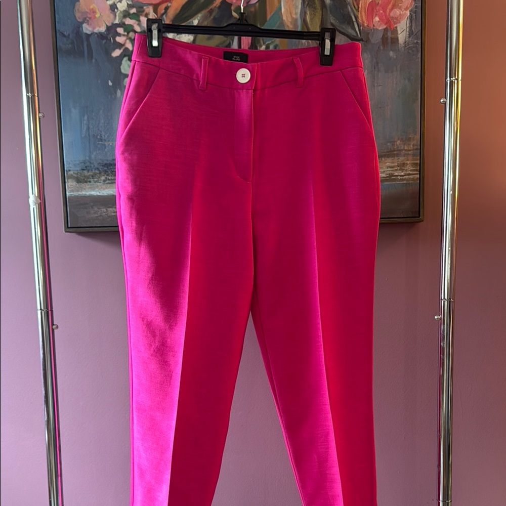 Barbie Cropped Straight Trouser River Island